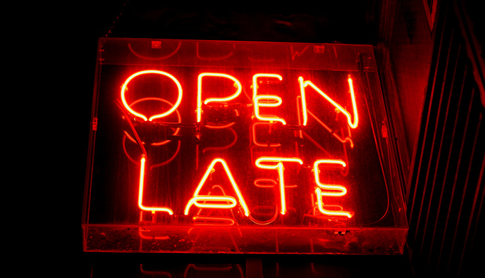 idrive restaurants open late